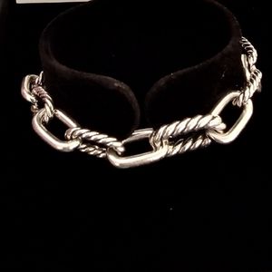 David Yurman Madison Chain Bracelet in Sterling Silver.